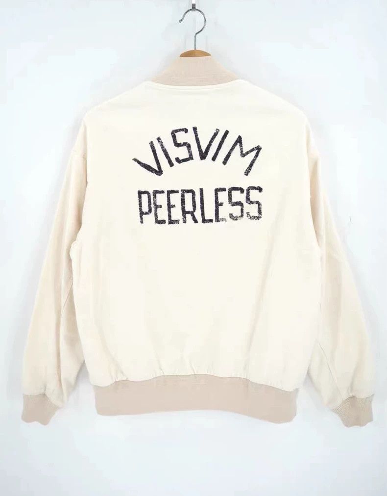 Visvim Varsity SB Jacket Ivory FW20 - dmc