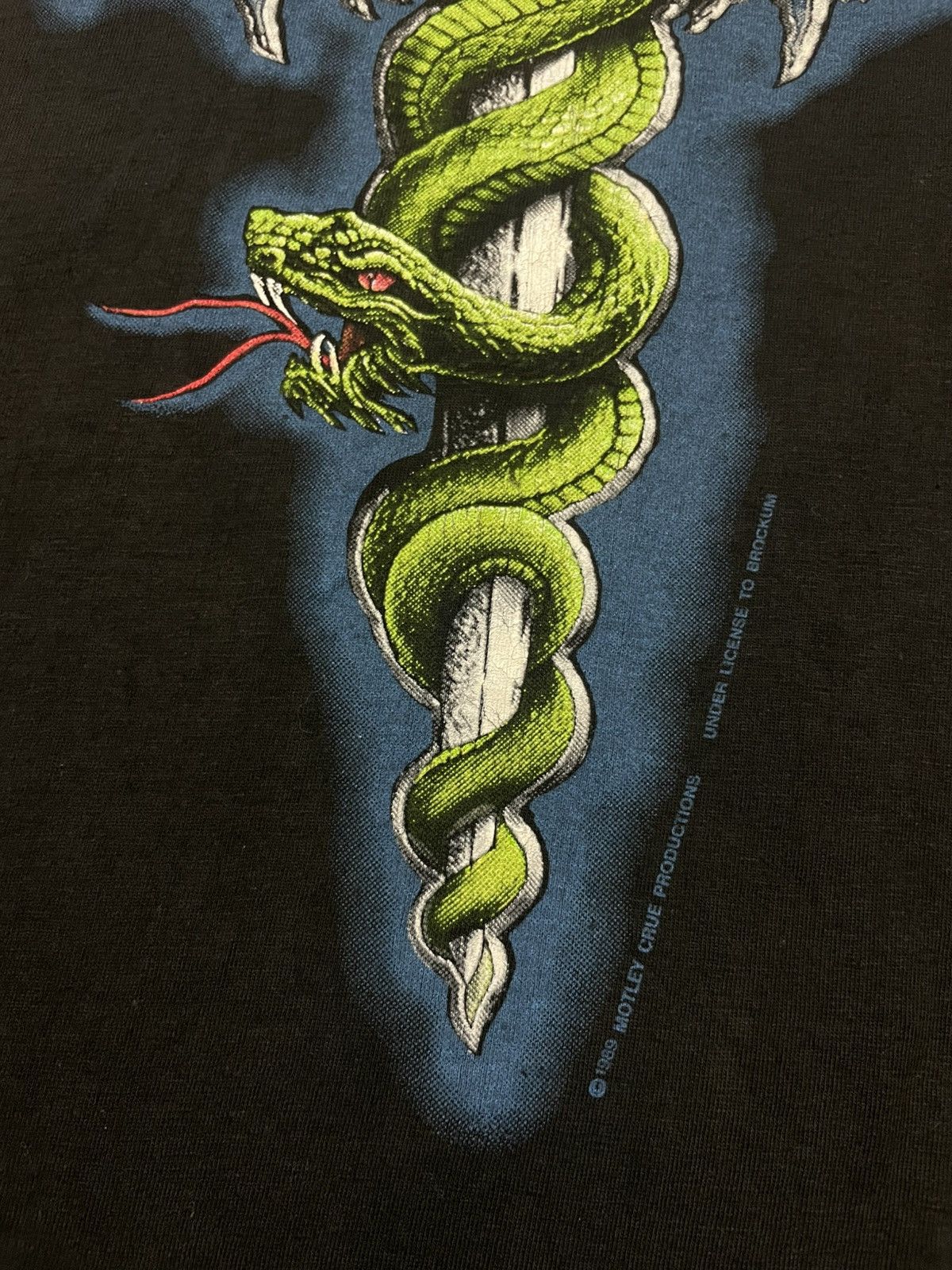 Band Tees Vintage 80s Motley Crue Brockum Tag T-Shirt Size US M / EU 48-50 / 2 - 4 Thumbnail