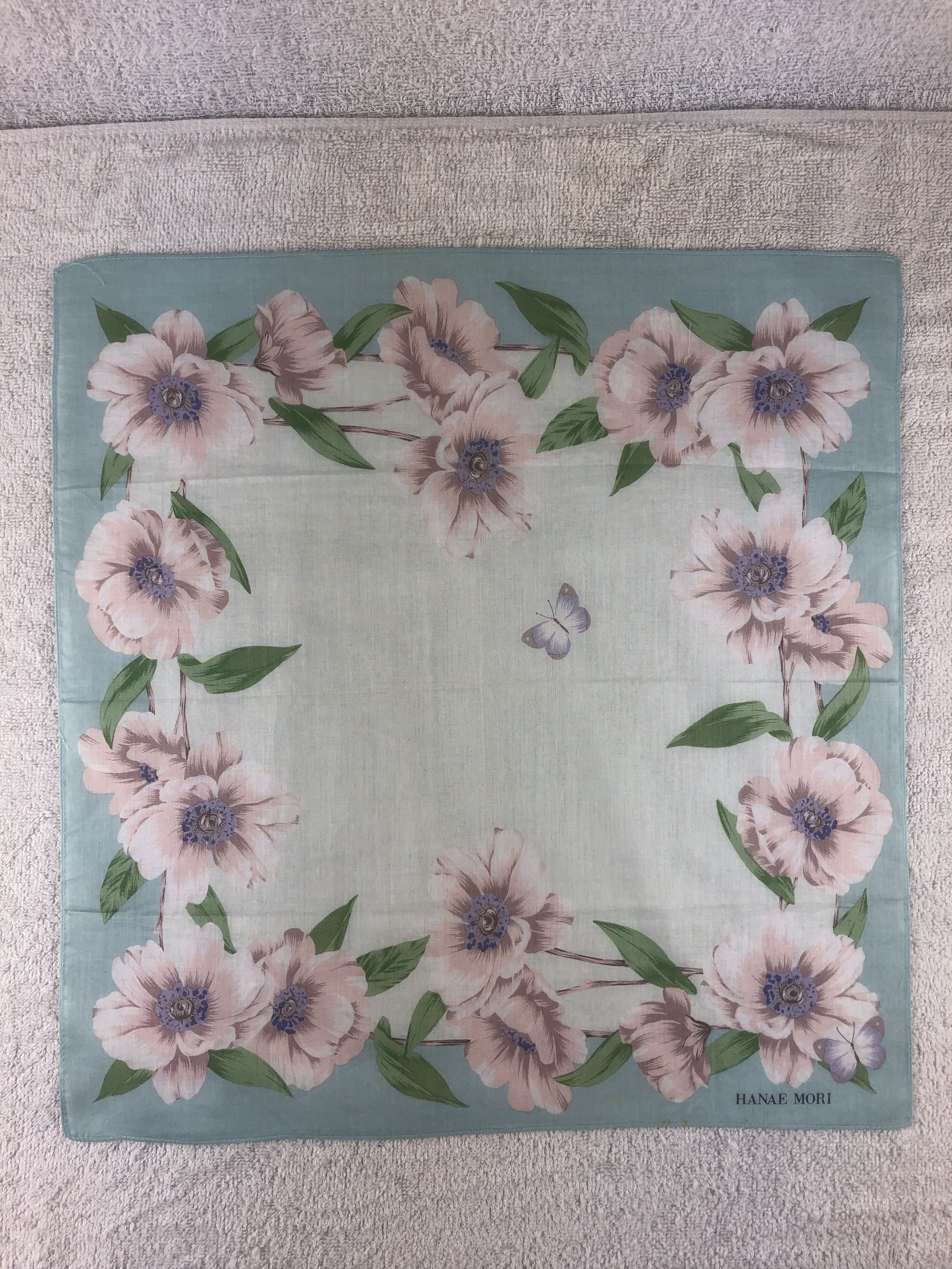 Hanae Mori × Japanese Brand × Vintage Hanae Mori Handkerchief / Bandana / Neckerchief Size ONE SIZE - 3 Thumbnail