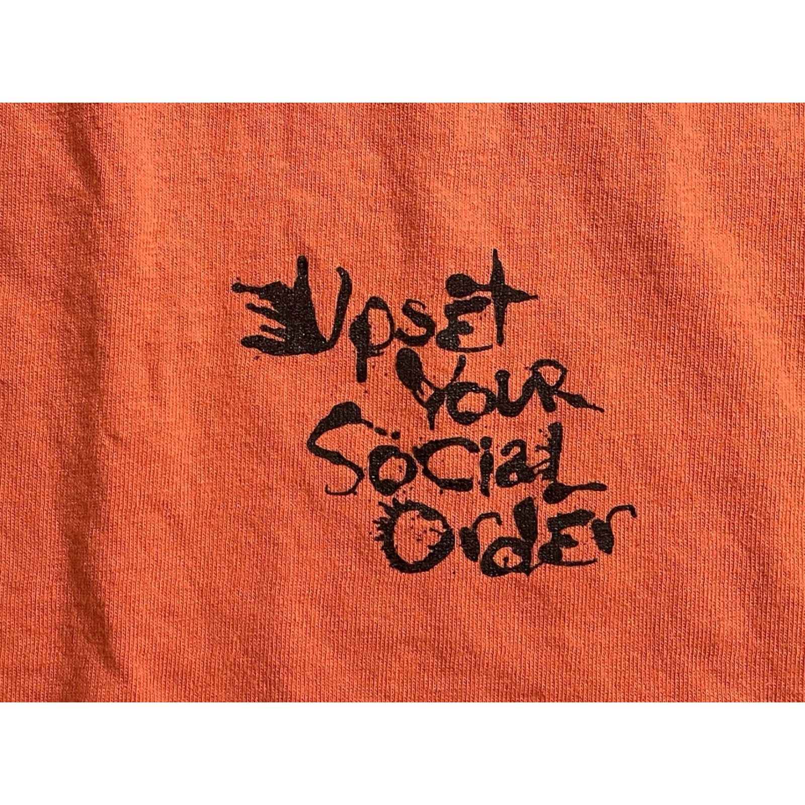 Anvil VINTAGE Jillian's Boston Billiards Mao Tse Tung Quote Shirt Men’s L Orange 90s Size US L / EU 52-54 / 3 - 6 Thumbnail