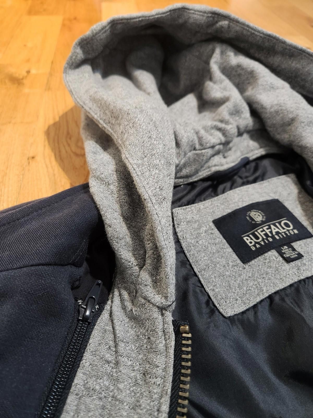 Buffalo David Bitton Buffalo David Bitton Blazer With Detachable Hoodie Navy L Size US L / EU 52-54 / 3 - 5 Thumbnail