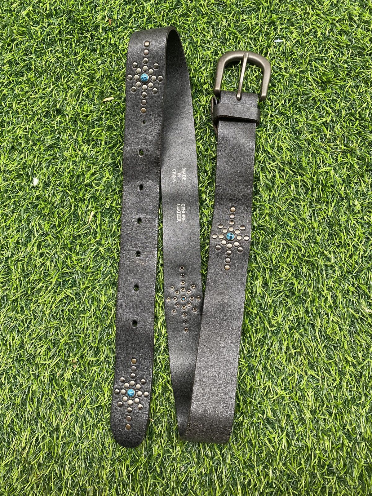 Seditionaries Vintage MADE GENUINE LEATHER PUNK ROCK Belt nice design Size ONE SIZE - 19 Thumbnail