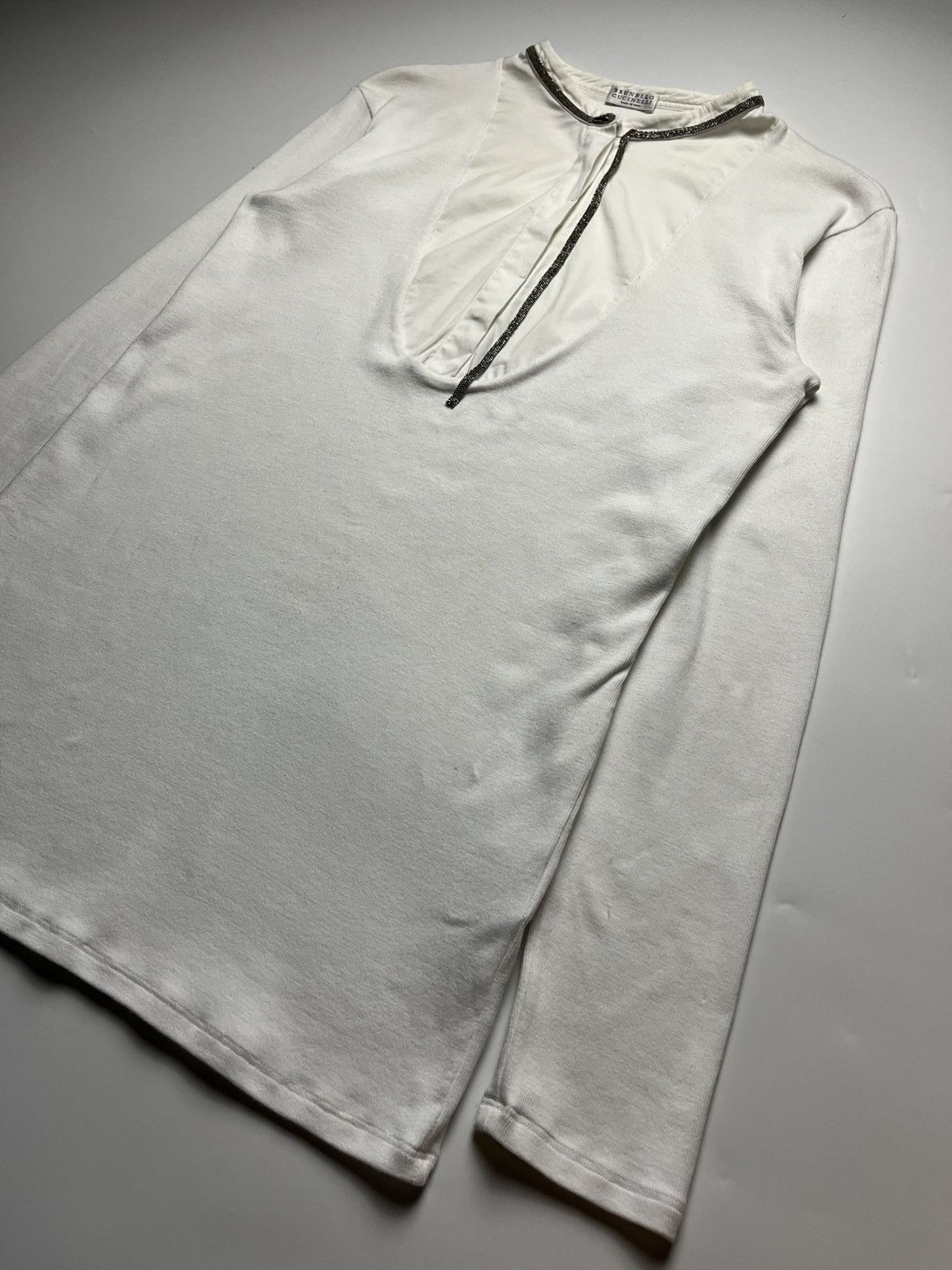 Brunello Cucinelli Brunello Cucinelli Monili Trim long-sleeve shirt Size XXL / US 16-18 / IT 52-54 - 6 Thumbnail