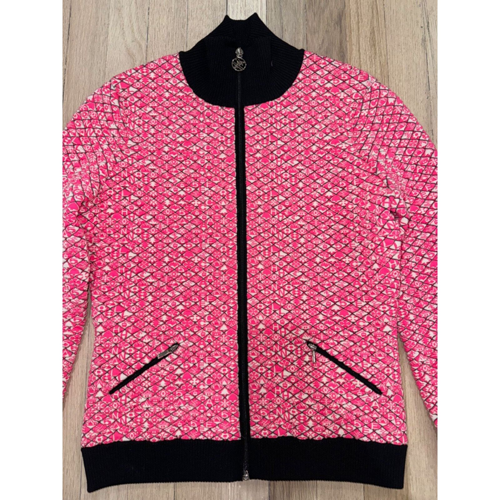 Chanel Chanel 19B Coco Neige Ski Pink Quilted Black Logo Wool Size XS / US 0-2 / IT 36-38 - 6 Thumbnail