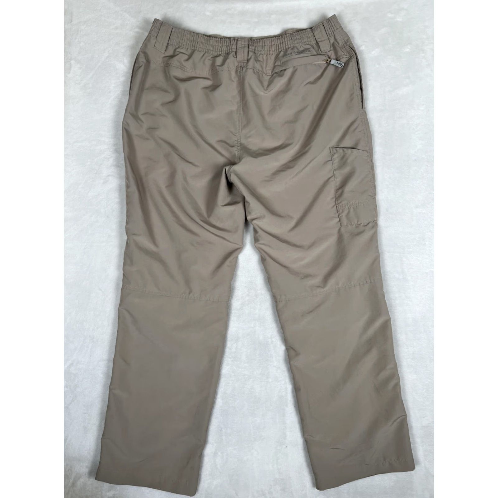 Vintage Field & Stream Pants Mens XL Khaki Lightweight Hiking Fishing Elastic Waist Size US 36 / EU 52 - 6 Thumbnail