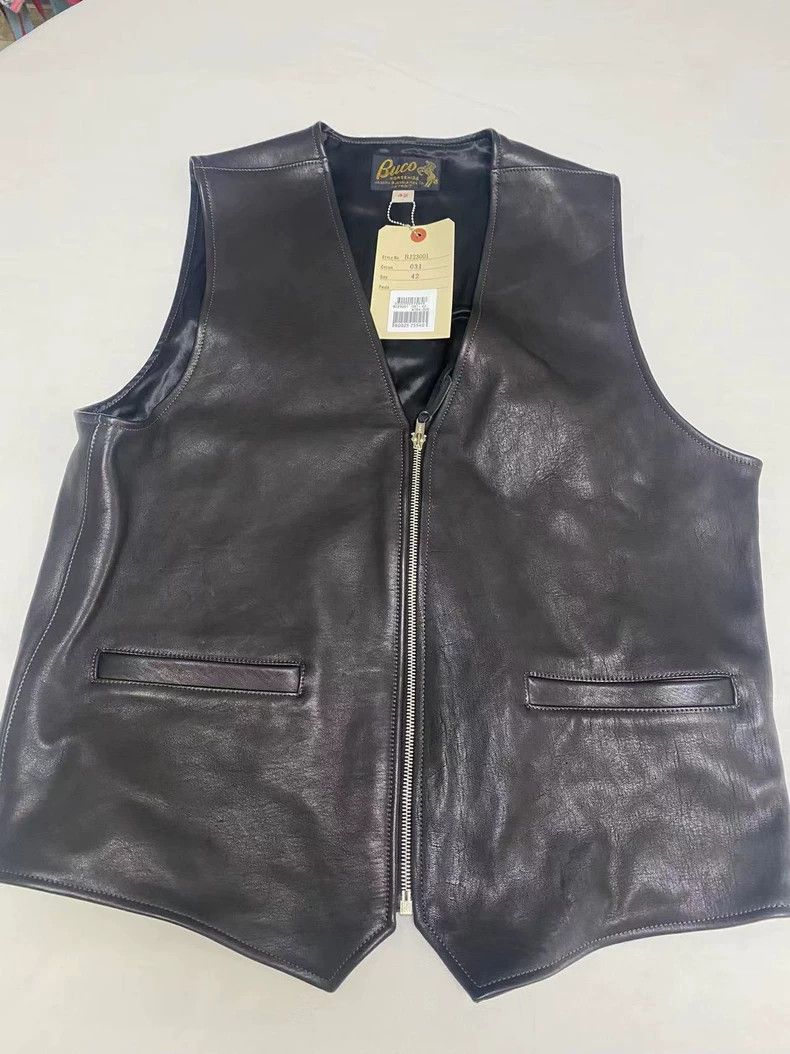 The Real McCoy's The Real McCoys Sise42 BUCO Horsehide Leather Motorcycle Ve Size US M / EU 48-50 / 2 - 1 Thumbnail