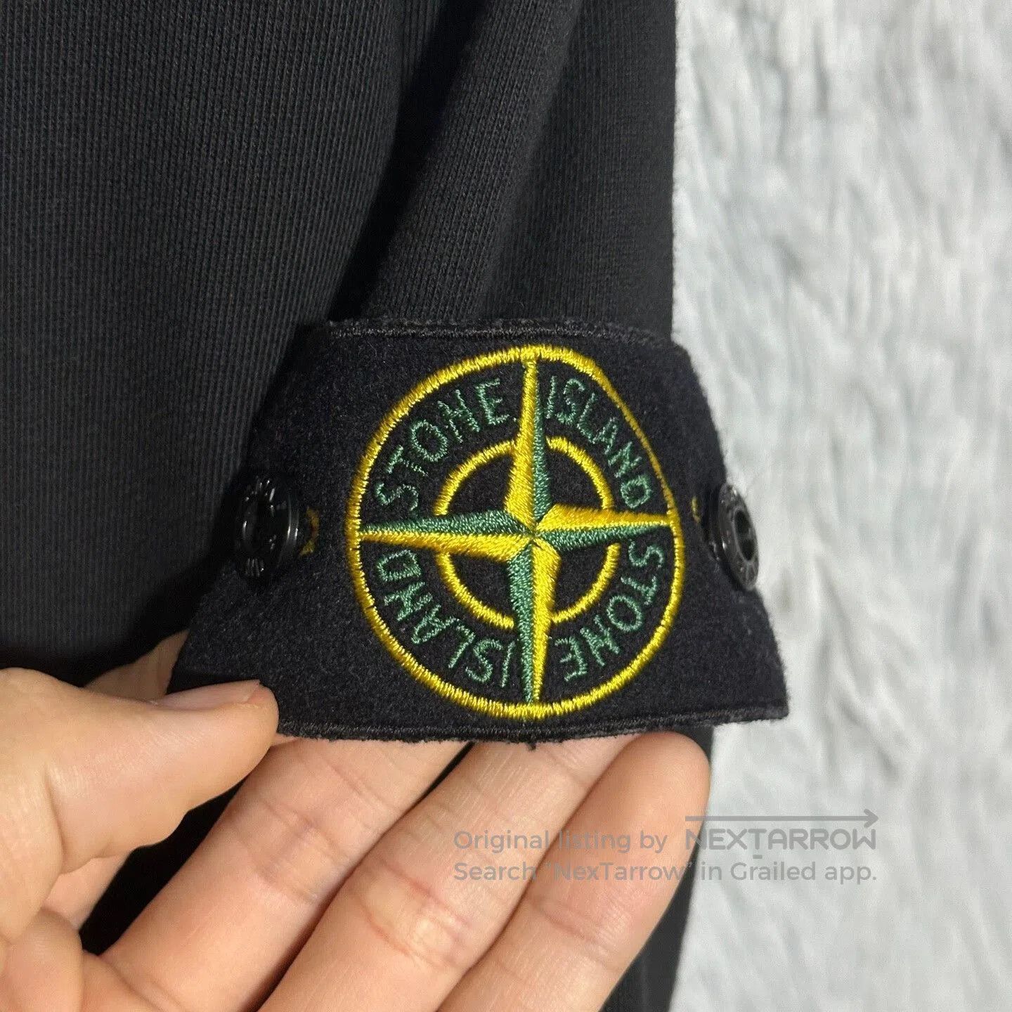Stone Island stone island zip-up jacket in black. Size US L / EU 52-54 / 3 - 5 Thumbnail