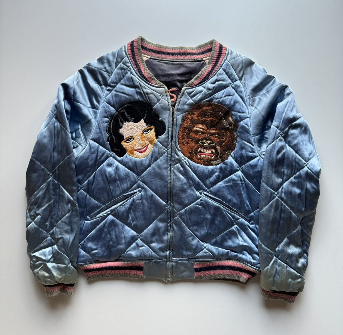 Other Japanese Amekaji Evisu Genes Yamane Souvenir Sukajan Jacket Size US M / EU 48-50 / 2 - 2 Thumbnail