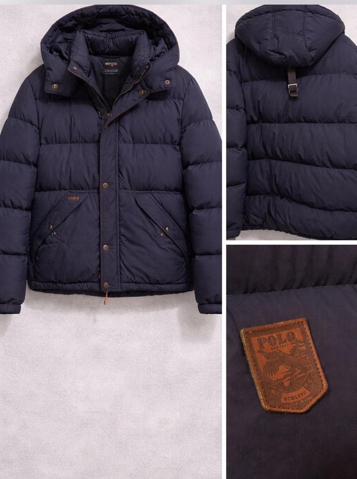 Polo Ralph Lauren Polo Ralph Lauren Navy Puffer Jacket Size US XXL / EU 58 / 5 - 1 Thumbnail