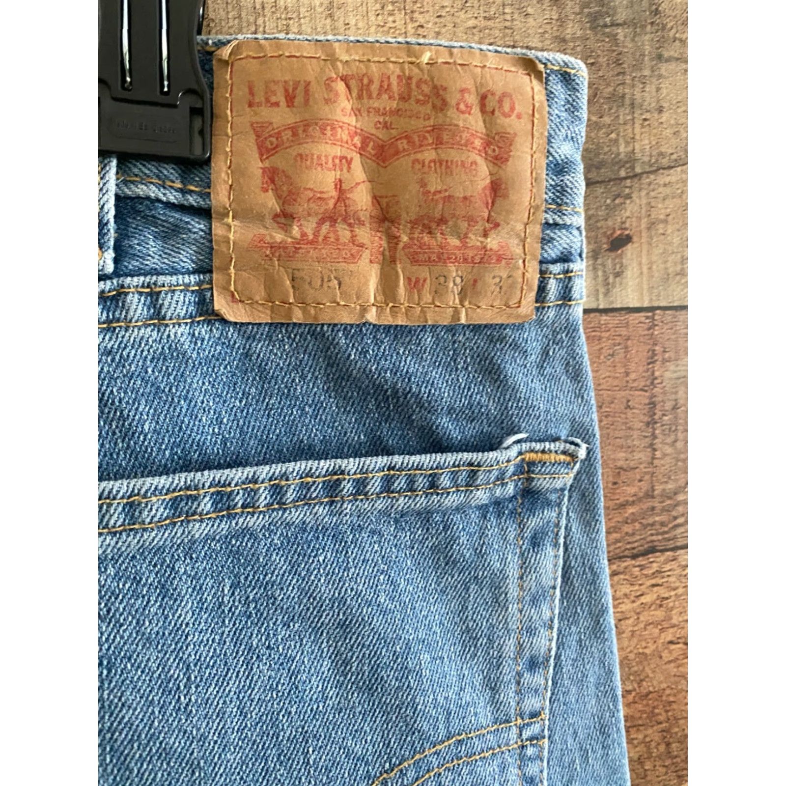 Levi's VINTAGE? MEN'S LEVI'S 505 REGULAR DENIM BLUE JEANS 38x32 NEW NWT Jeans Size US 38 / EU 54 - 5 Thumbnail