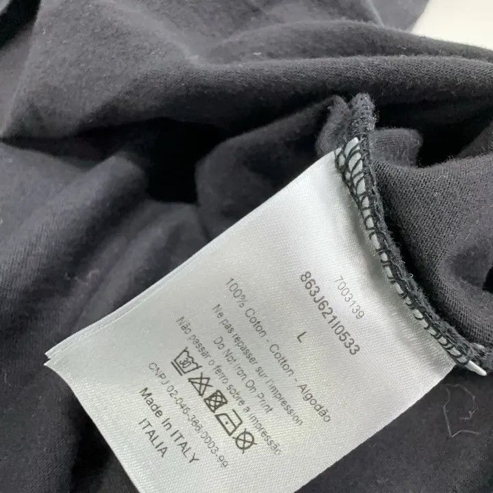 Dior Dior "Christian Atelier" Black Short Sleeve T-Shirt 0079-25 Size L / US 10 / IT 46 - 3 Thumbnail