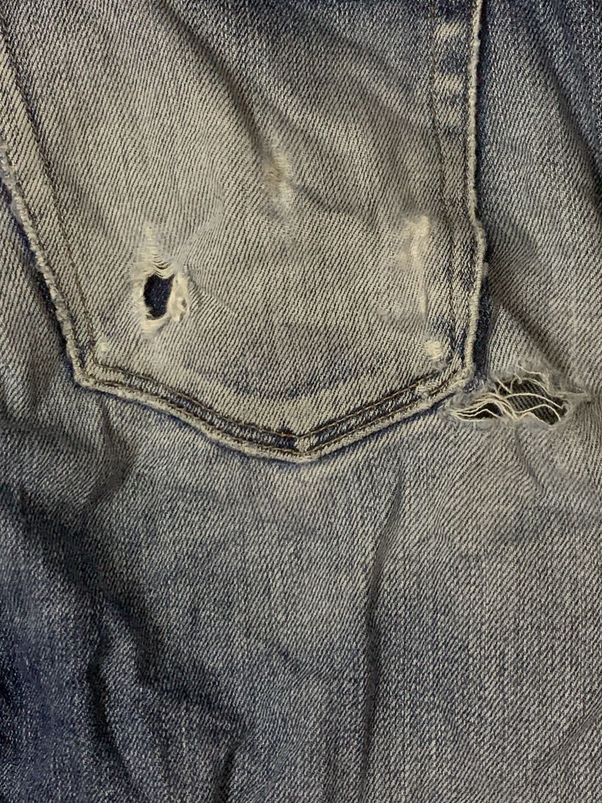 Uniqlo Uniqlo Distressed Flare Denim Jeans Selvedge Size US 32 / EU 48 - 13 Thumbnail