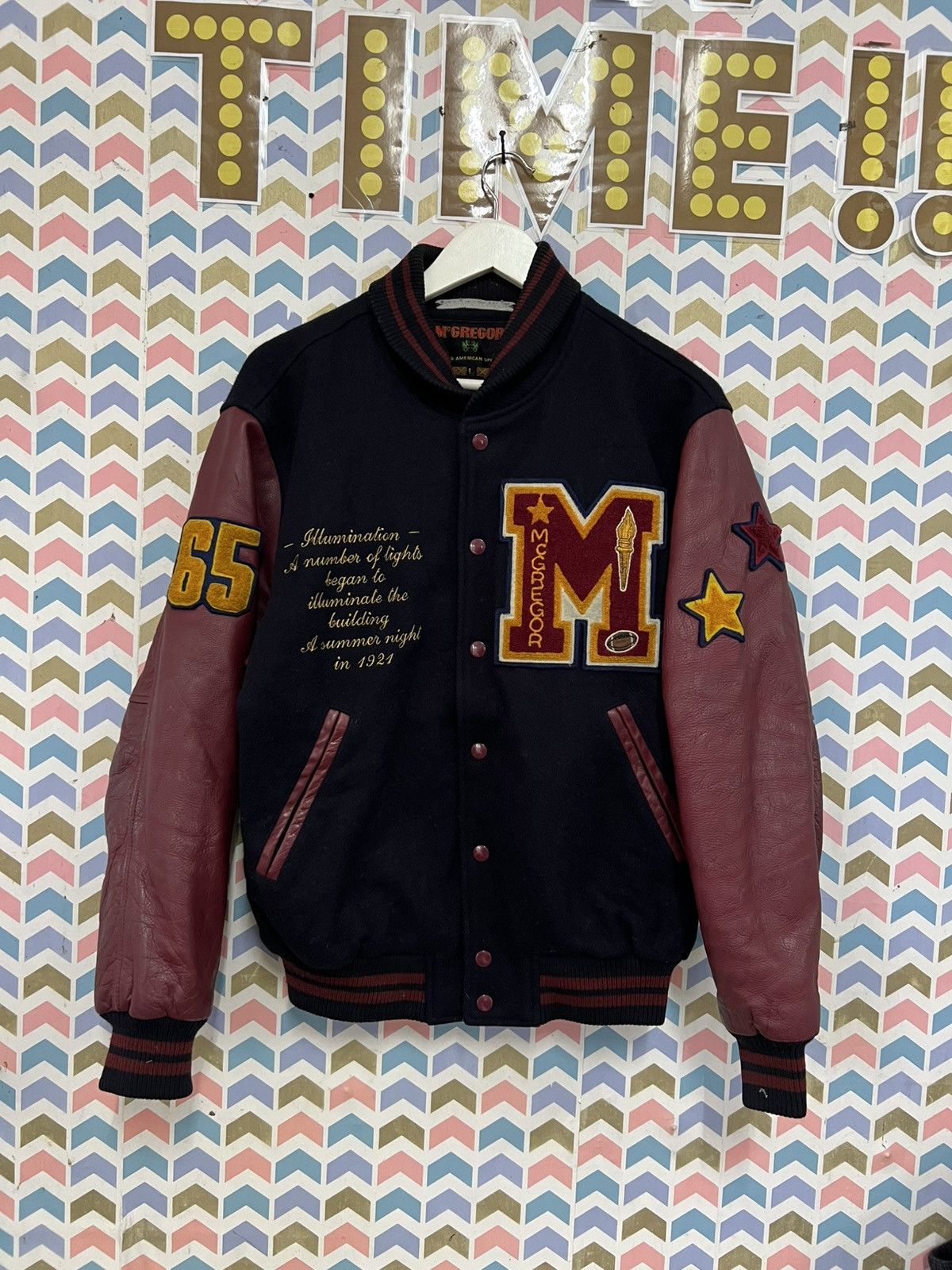 Japanese Brand 90s Varsity Jacket Size US L / EU 52-54 / 3 - 1 Thumbnail