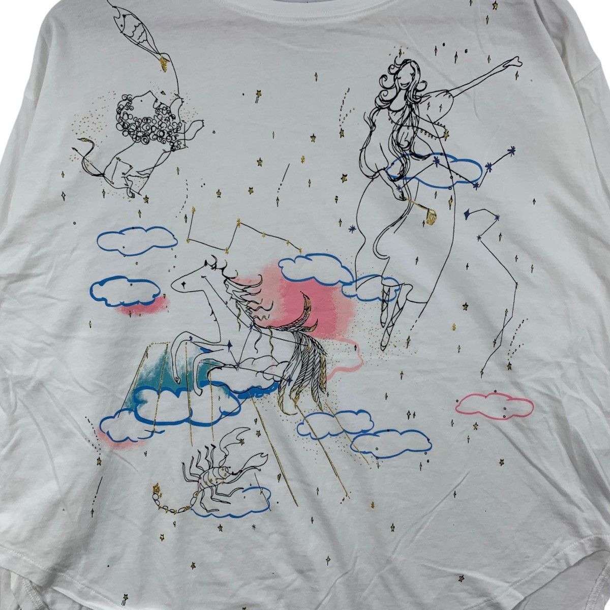 Japanese Brand TSUMORI CHISATO By Niko and... Japanese Brand Drawings Shirt Size L / US 10 / IT 46 - 4 Thumbnail