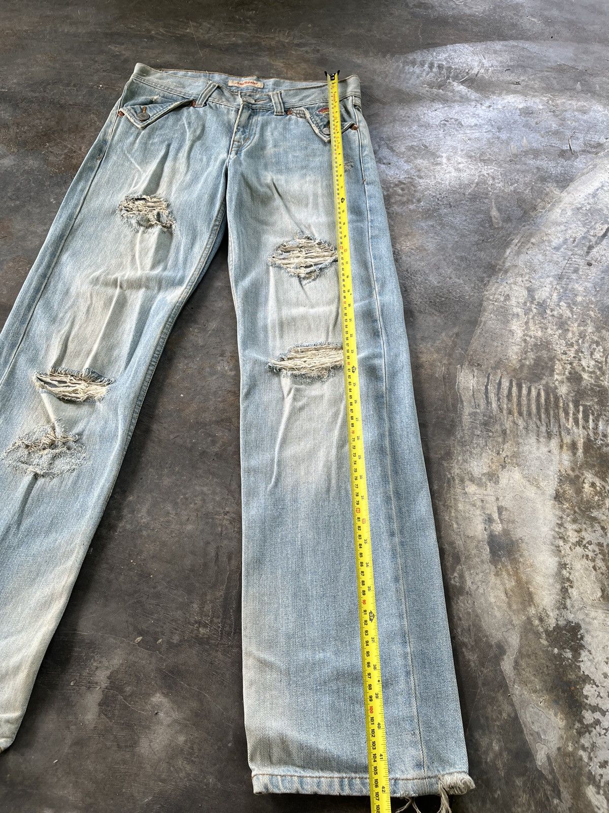Hysteric Glamour × Vintage Vintage Inspired Hysteric Distressed Denim Size US 31 - 9 Thumbnail