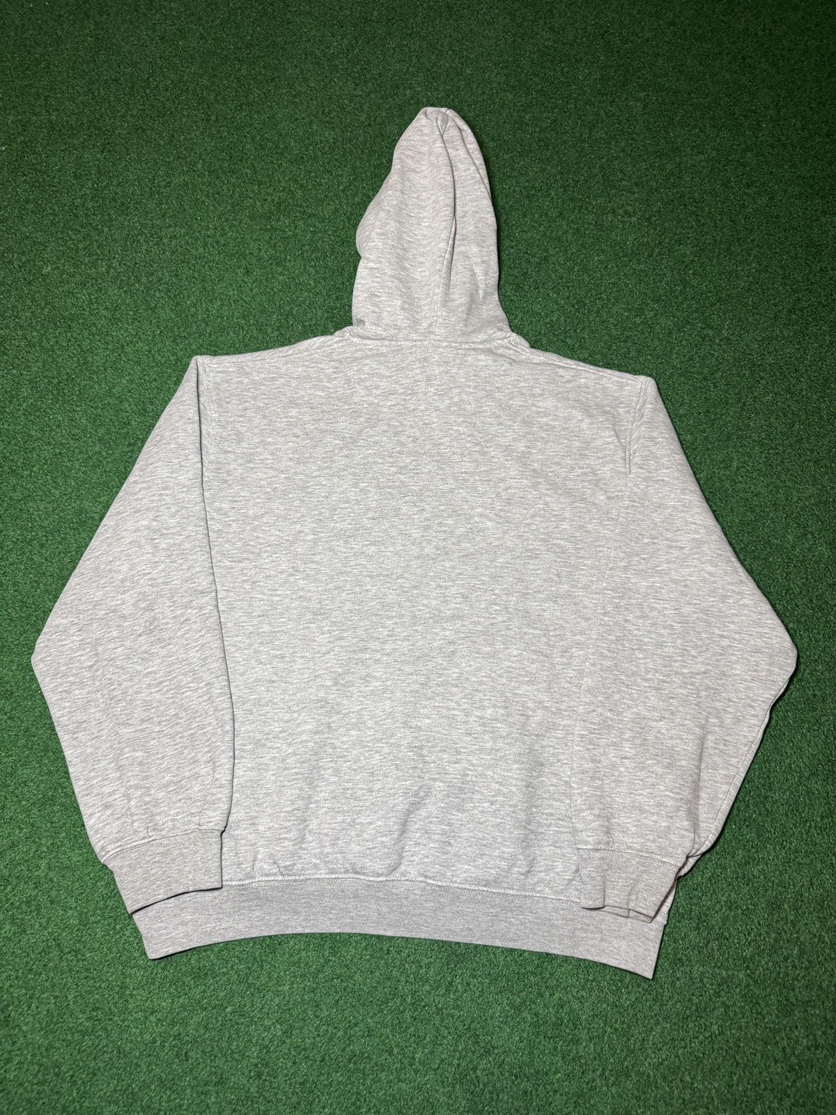 Nike Vintage Y2K Nike Gray Tag Med Baggy Boxy Gray Swoosh Hoodie Size US M / EU 48-50 / 2 - 4 Thumbnail