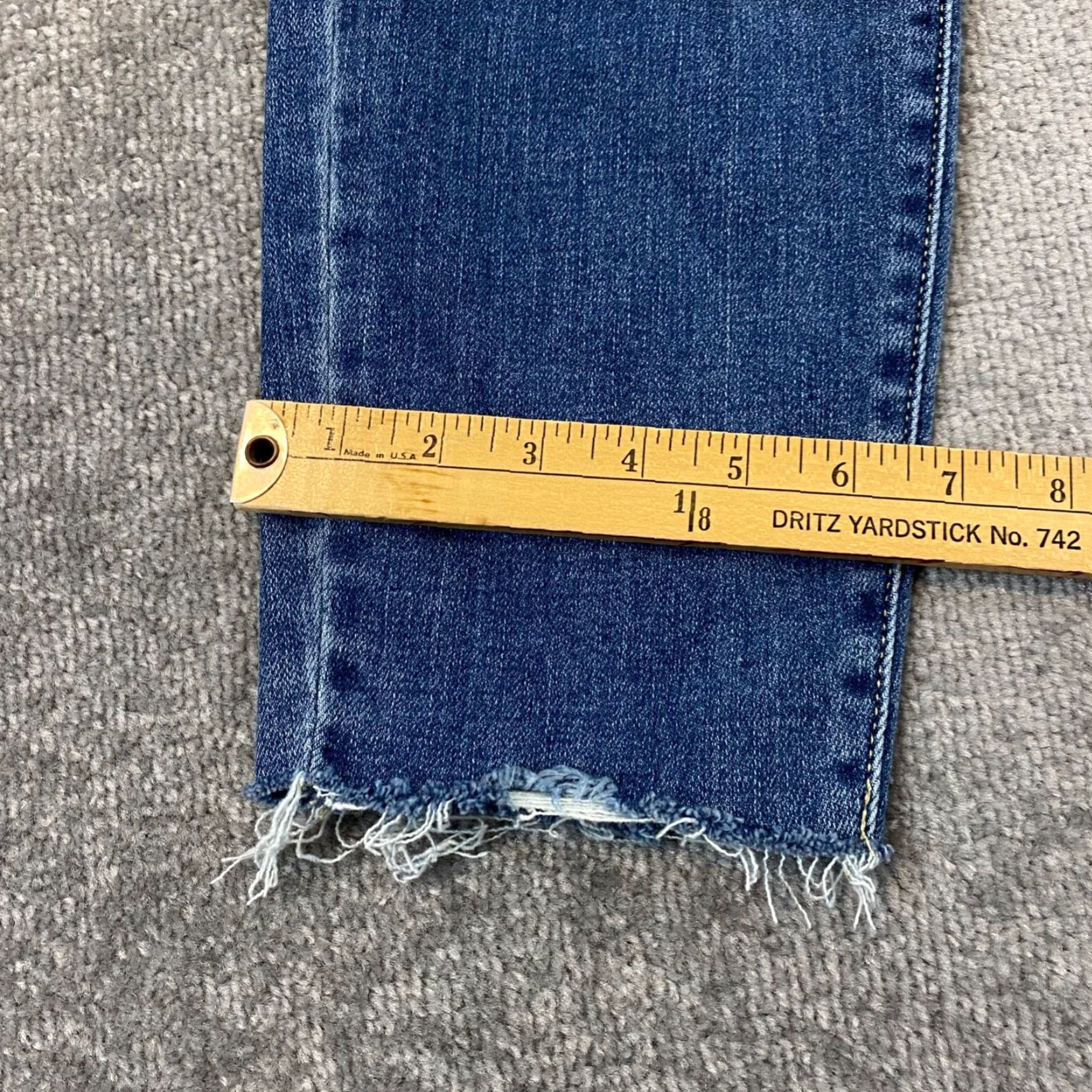 Vintage Judy Blue Relaxed Fit Jeans Womens 5/27 High Rise Blue Washed Distressed 30x27* Jeans Women's Blue Distressed 30 27 Size 27" / US 4 / IT 40 - 4 Thumbnail