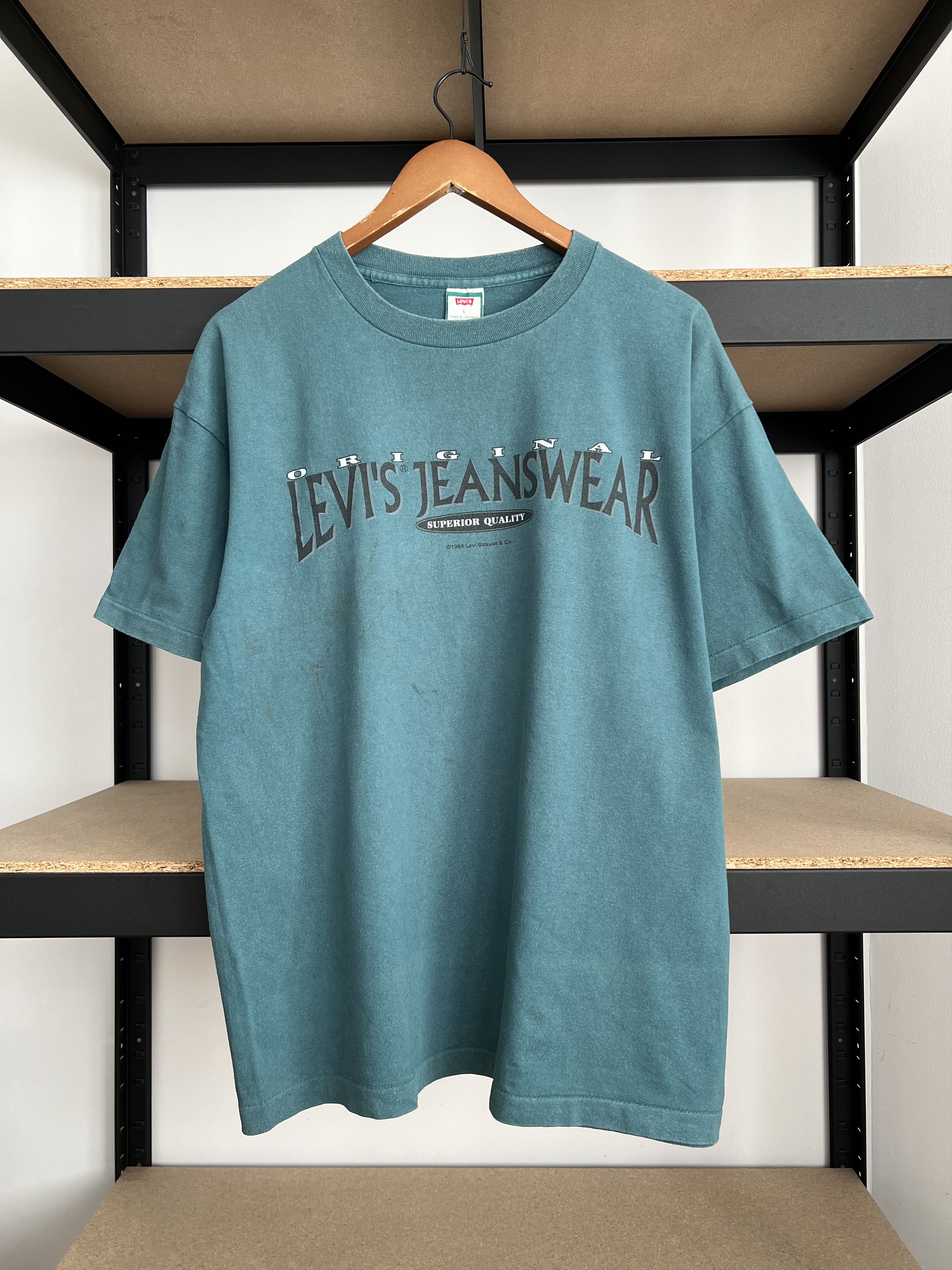 Levi's Vintage 1994 Levis Levi Strauss & Co T-shirt Size US L / EU 52-54 / 3 - 3 Thumbnail