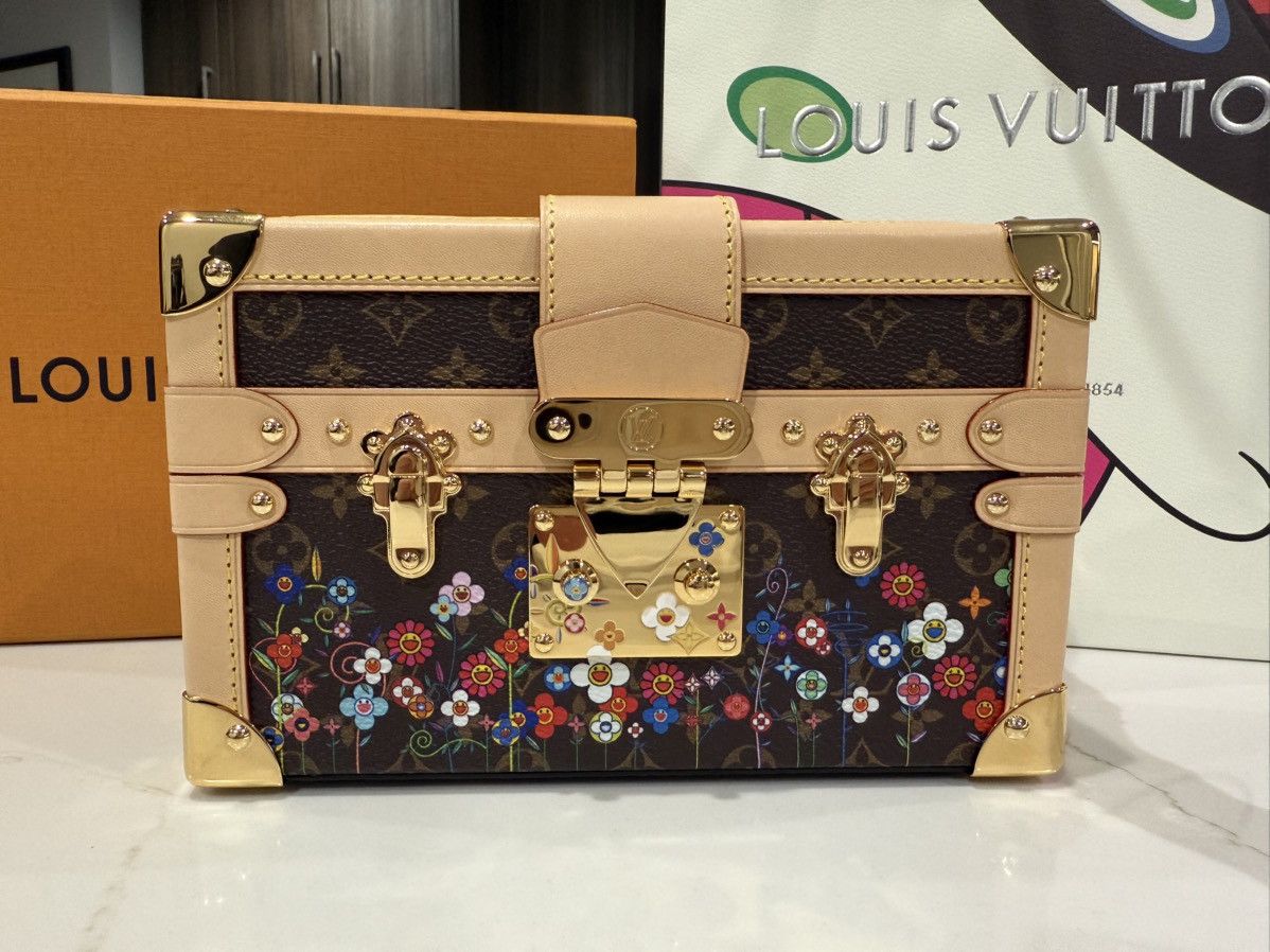 Louis Vuitton Louis Vuitton x Takashi Murakami Collection l Petite Malle Size ONE SIZE - 1 Thumbnail