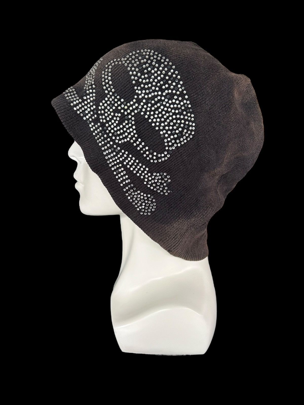 Japanese Brand × Kapital × Vintage Sunfaded Skull Punk Bondage Style big Beanie Hats ☠️☠️🎌🎌 Size ONE SIZE - 7 Thumbnail