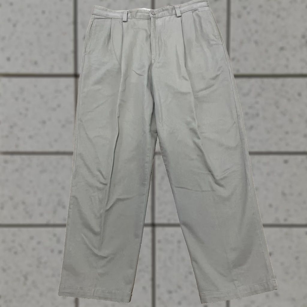 Eddie Bauer VINTAGE Eddie Bauer Pleated Pants Men 36x30 Khaki Relaxed 90s y2k Streetwear Size US 36 / EU 52 - 1 Thumbnail