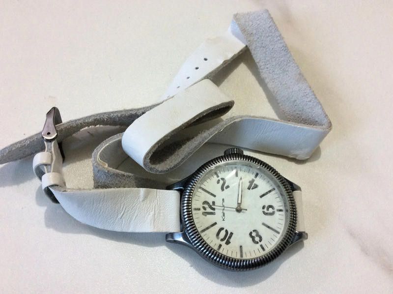 Duke Kahanamoku Kahuna ladies white dial leather strap watch Size ONE SIZE - 2 Thumbnail