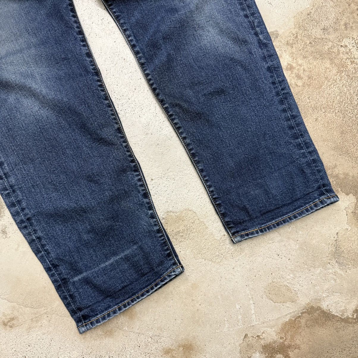 Levi's Levis 502 Big E Repro Stretch Warm Denim Chainstich Pants Size US 33 - 5 Thumbnail