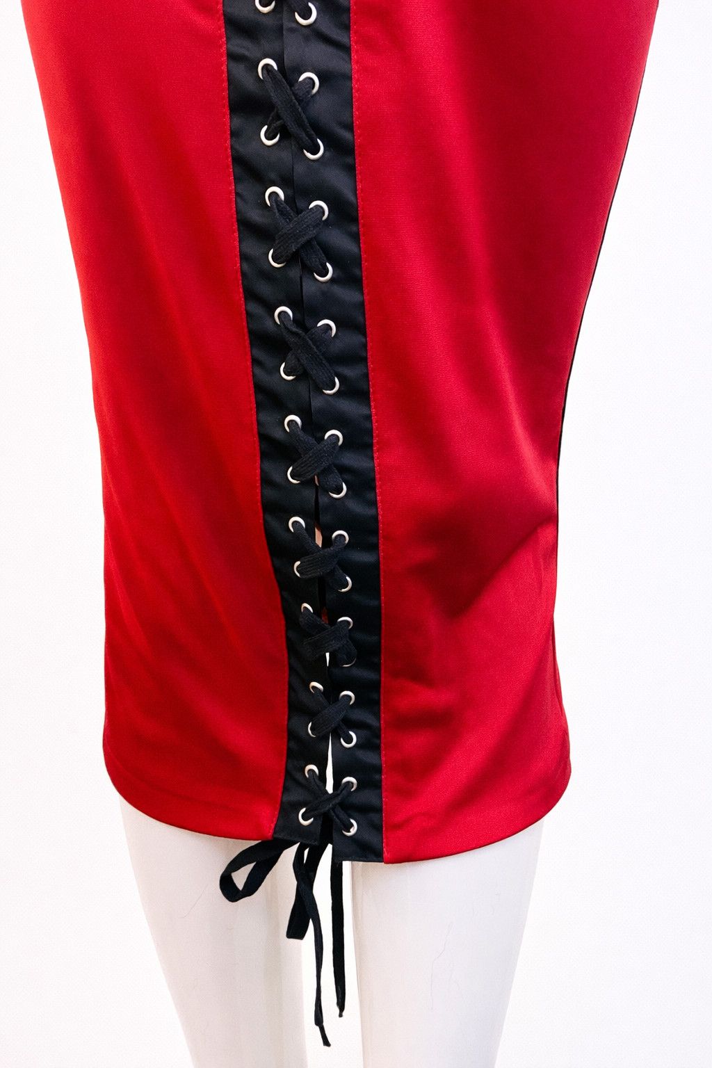 Dolce & Gabbana Dolce & Gabbana Lace Up Corset Y2K D&G Radio Logo Midi Skirt Size 25" / US 0 / IT 36 - 10 Thumbnail
