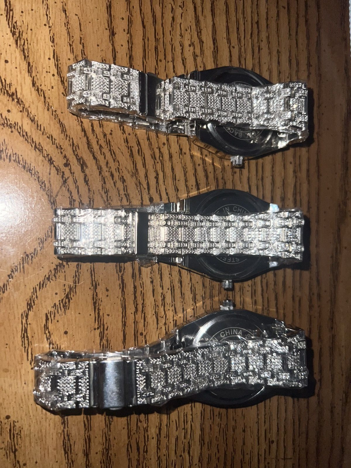 Designer Iced White Skeleton Watch Size ONE SIZE - 2 Thumbnail