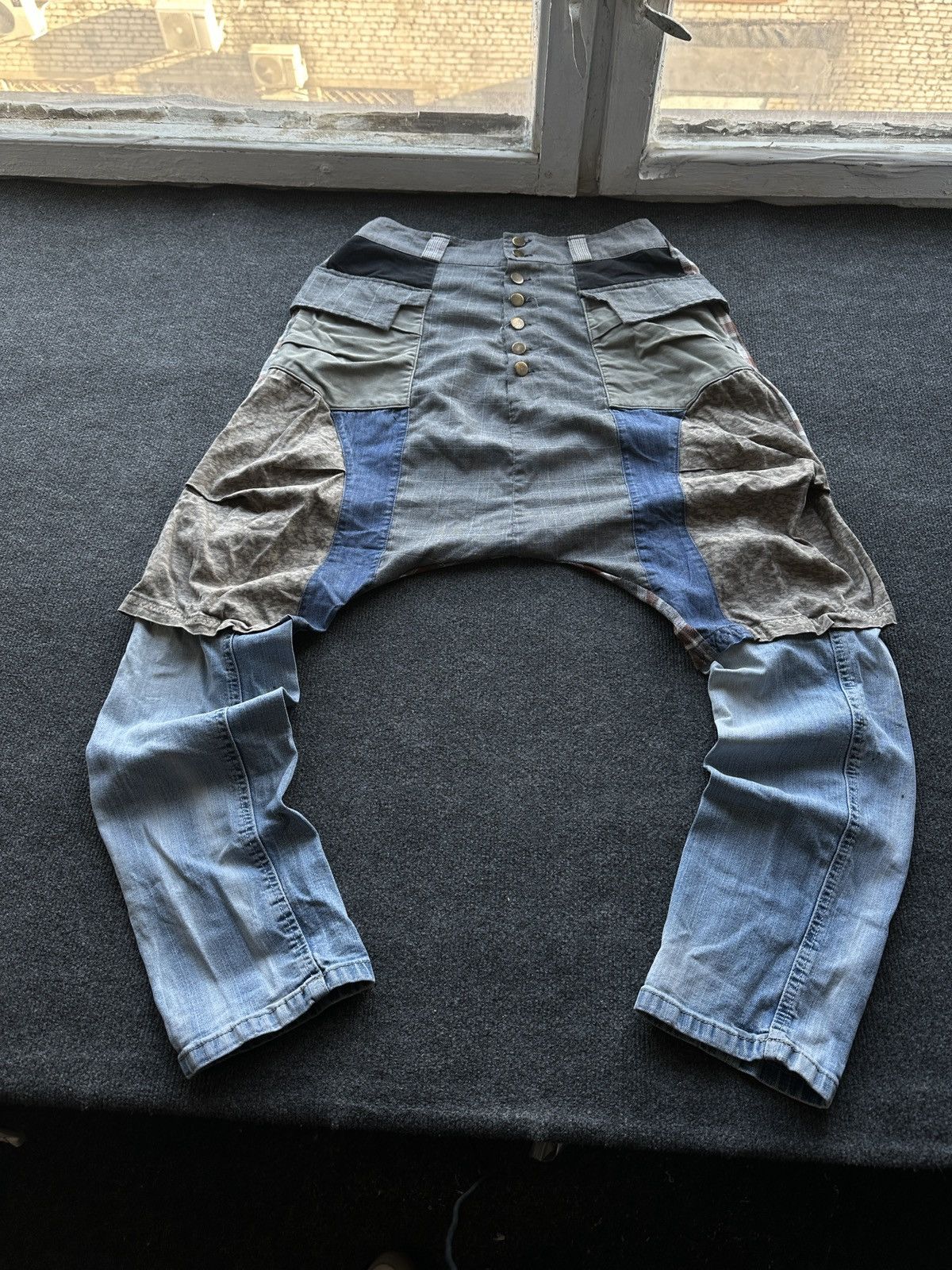 Other 🚨 JUNYA WATANABE STYLE PANTS PATCHWORK OVERSIZED Size US 32 / EU 48 - 1 Thumbnail