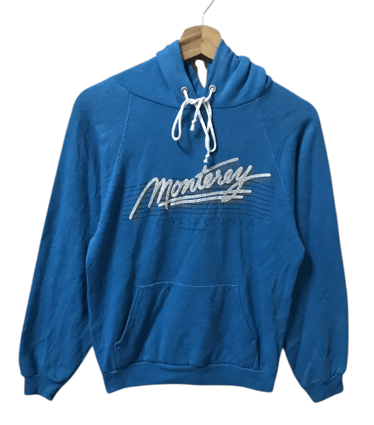 Hanes Vintage 90's Monterey California Hoodies Size US S / EU 44-46 / 1 - 1 Thumbnail