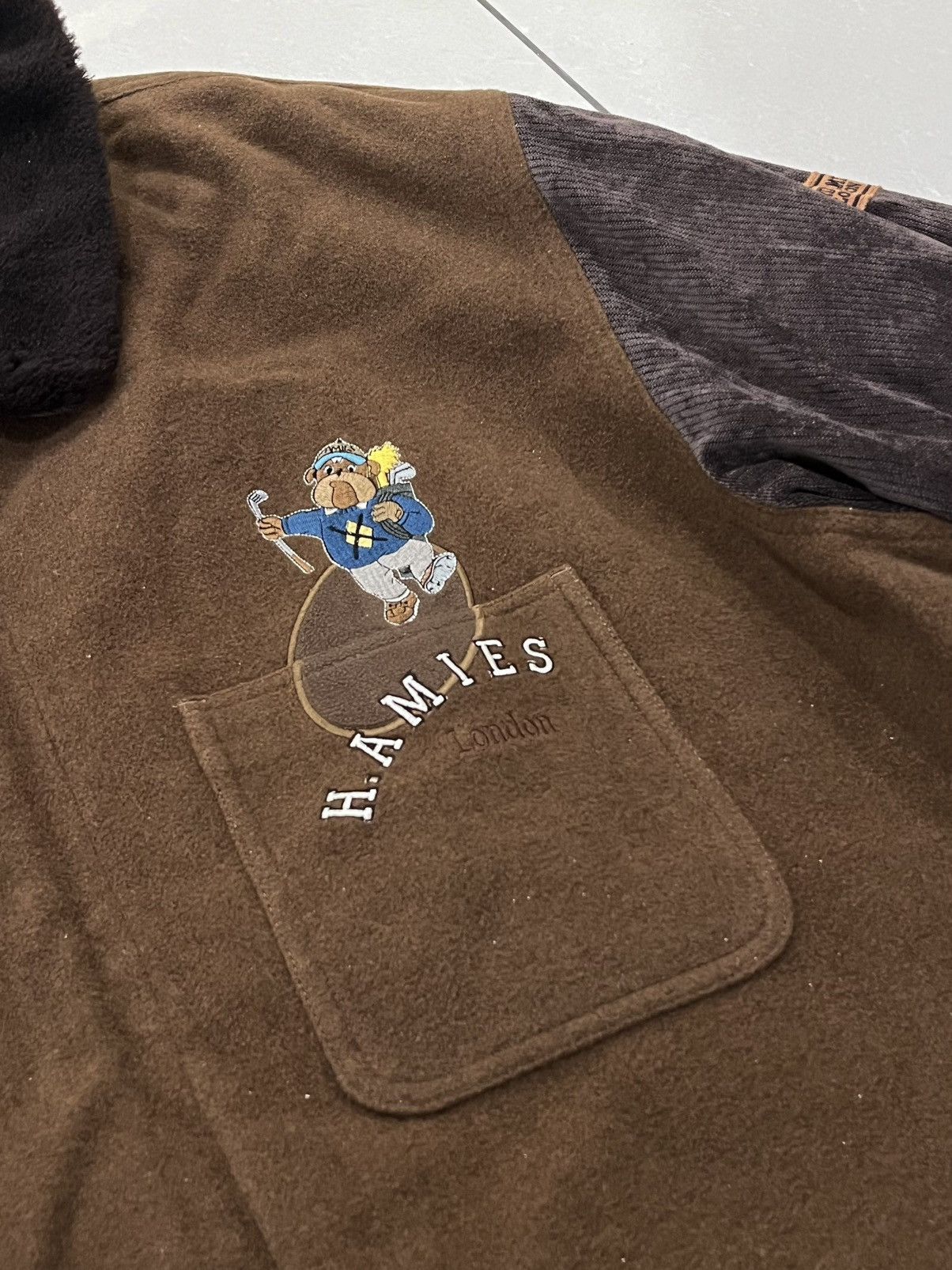 Hardy Amies Vtg Hardy Amies Dog Embroidered Wool Oversized Coat Jacket Size US XXL / EU 58 / 5 - 5 Thumbnail