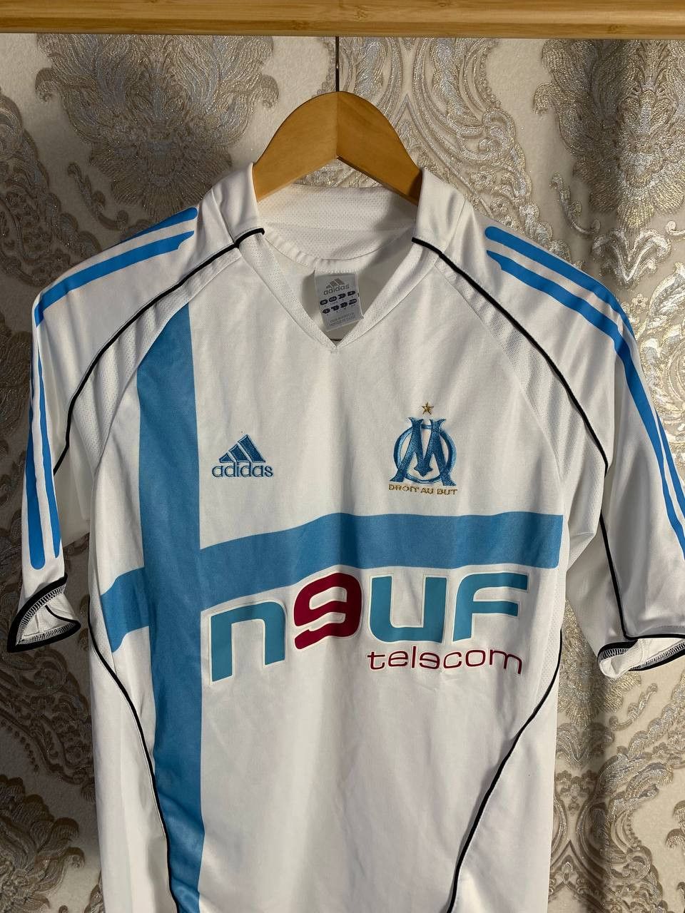 Adidas Vintage Adidas FC Olympique Marseille France Soccer Jersey Size US S / EU 44-46 / 1 - 2 Thumbnail