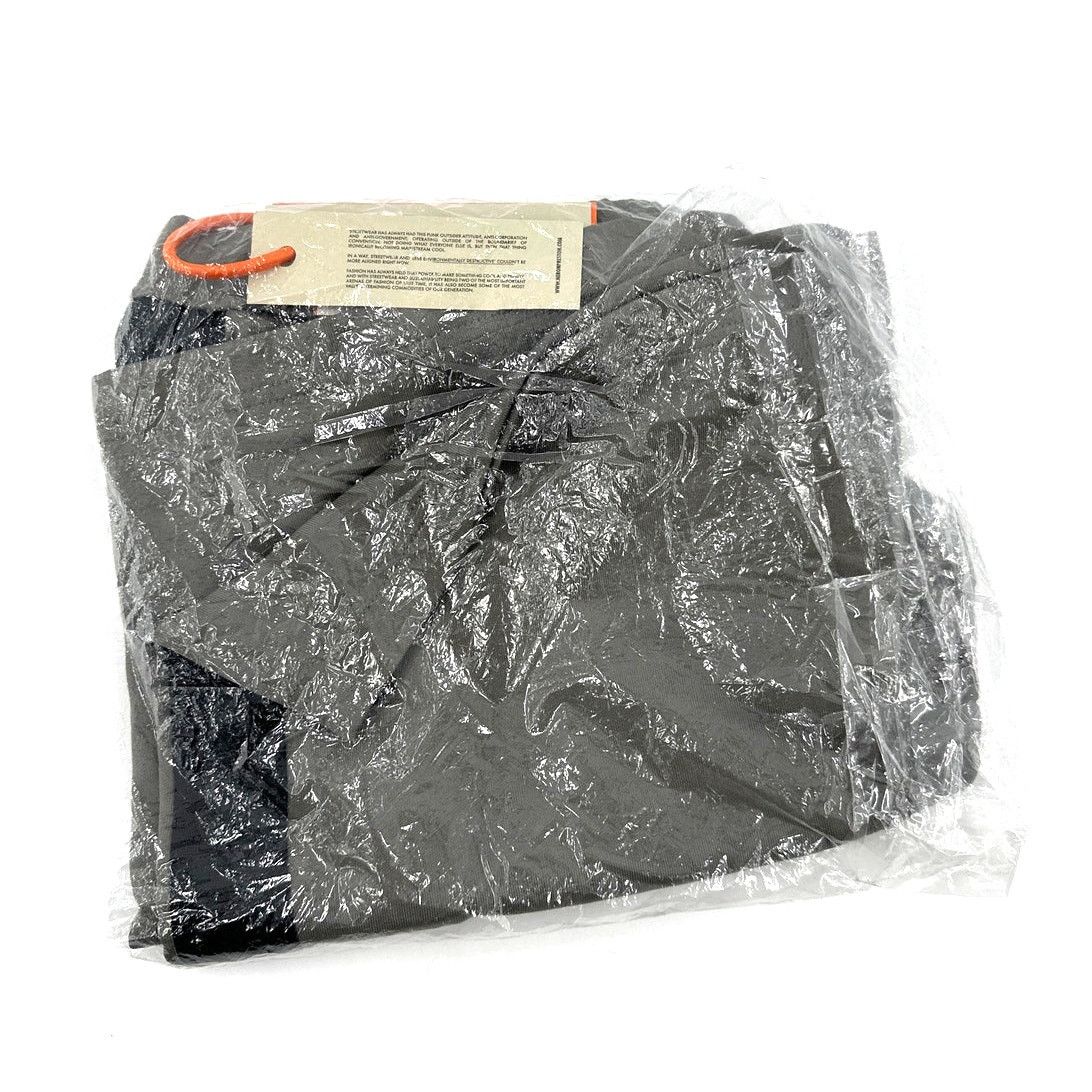 Heron Preston Heron Preston Men's Gray/Black Logo-Patch Track Shorts S L Size US 36 / EU 52 - 4 Thumbnail