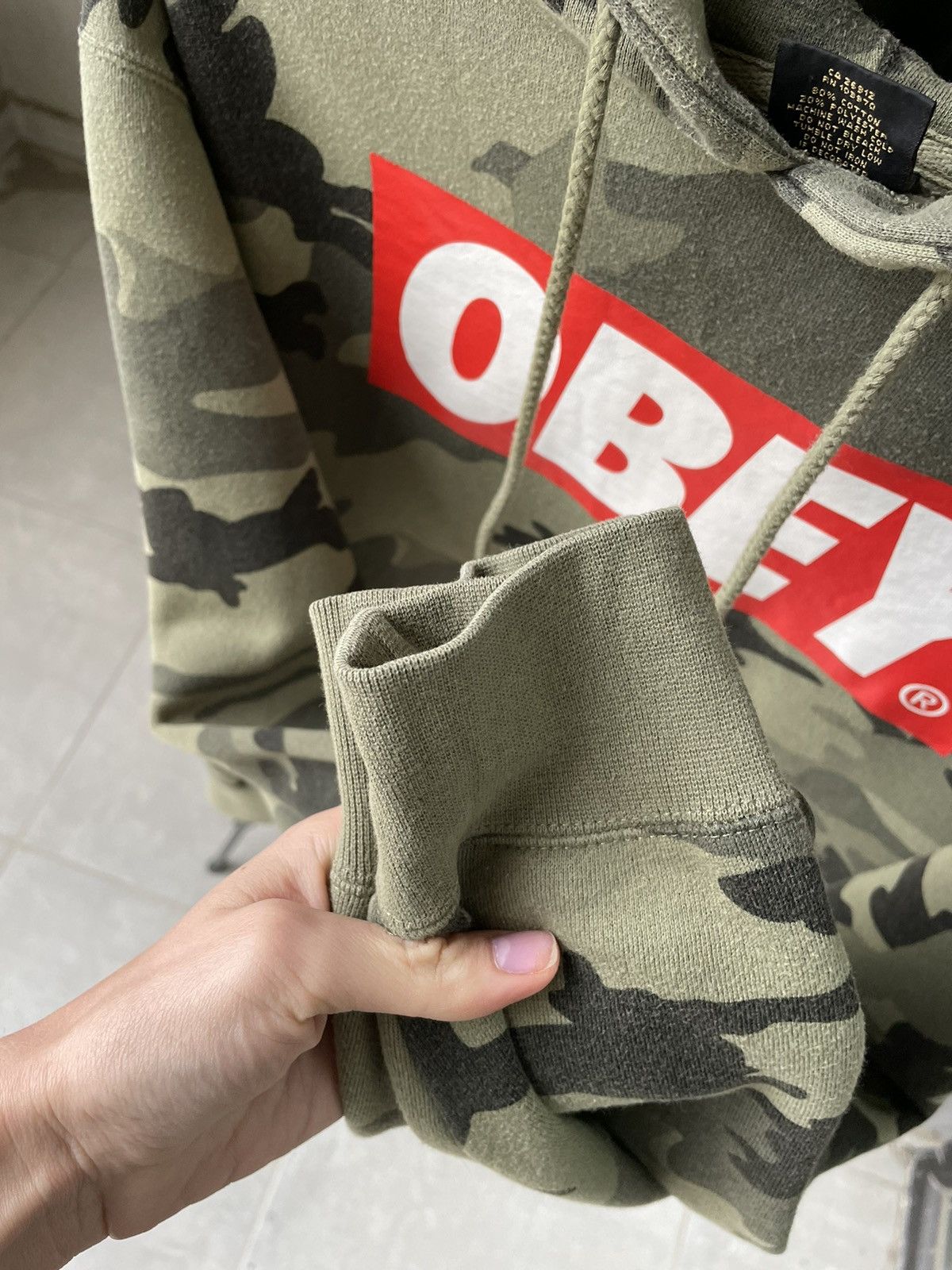 Obey Obey Hoodie Military Sweatshirt Size US M / EU 48-50 / 2 - 6 Thumbnail