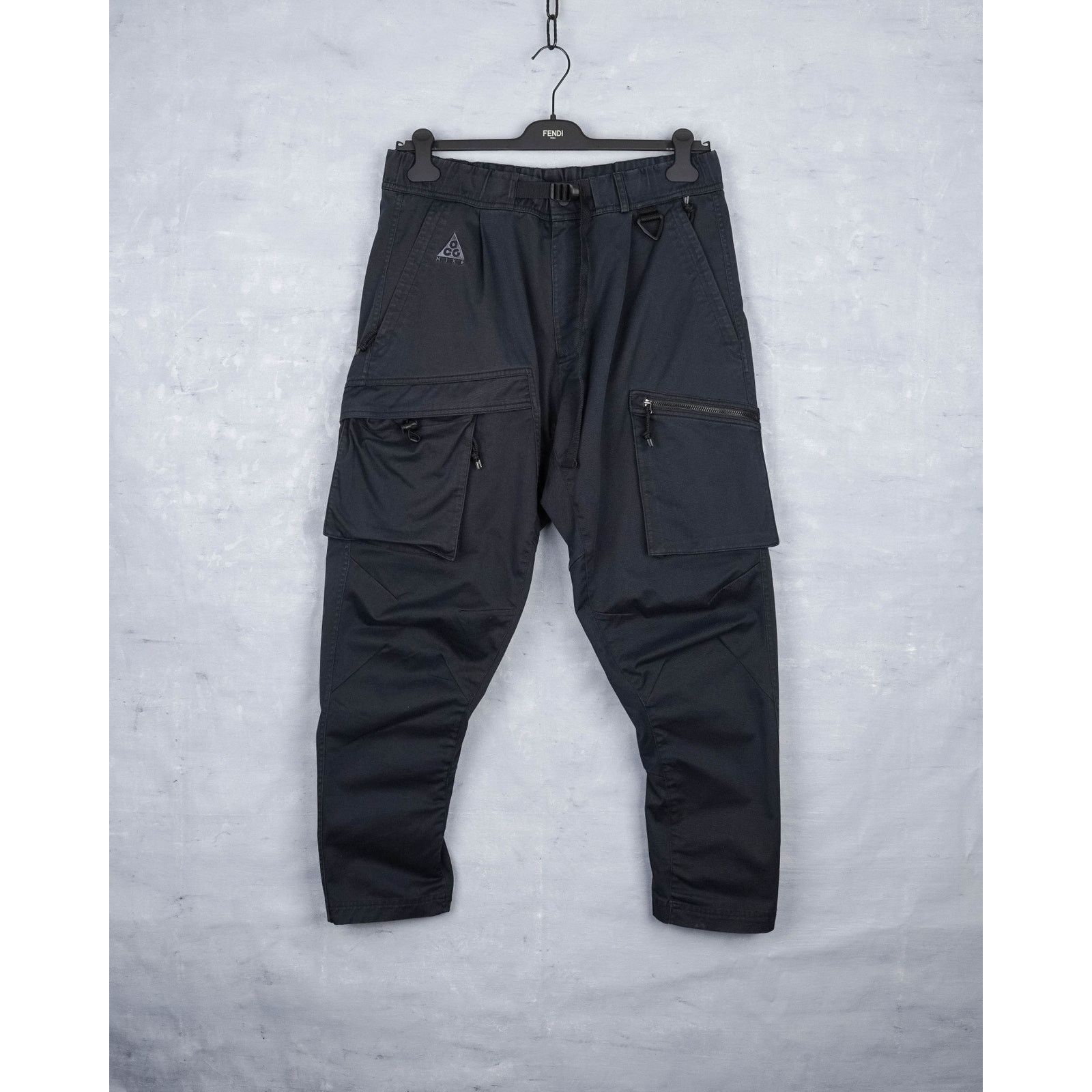 Nike acg black utility multi pocket cargo trousers pants