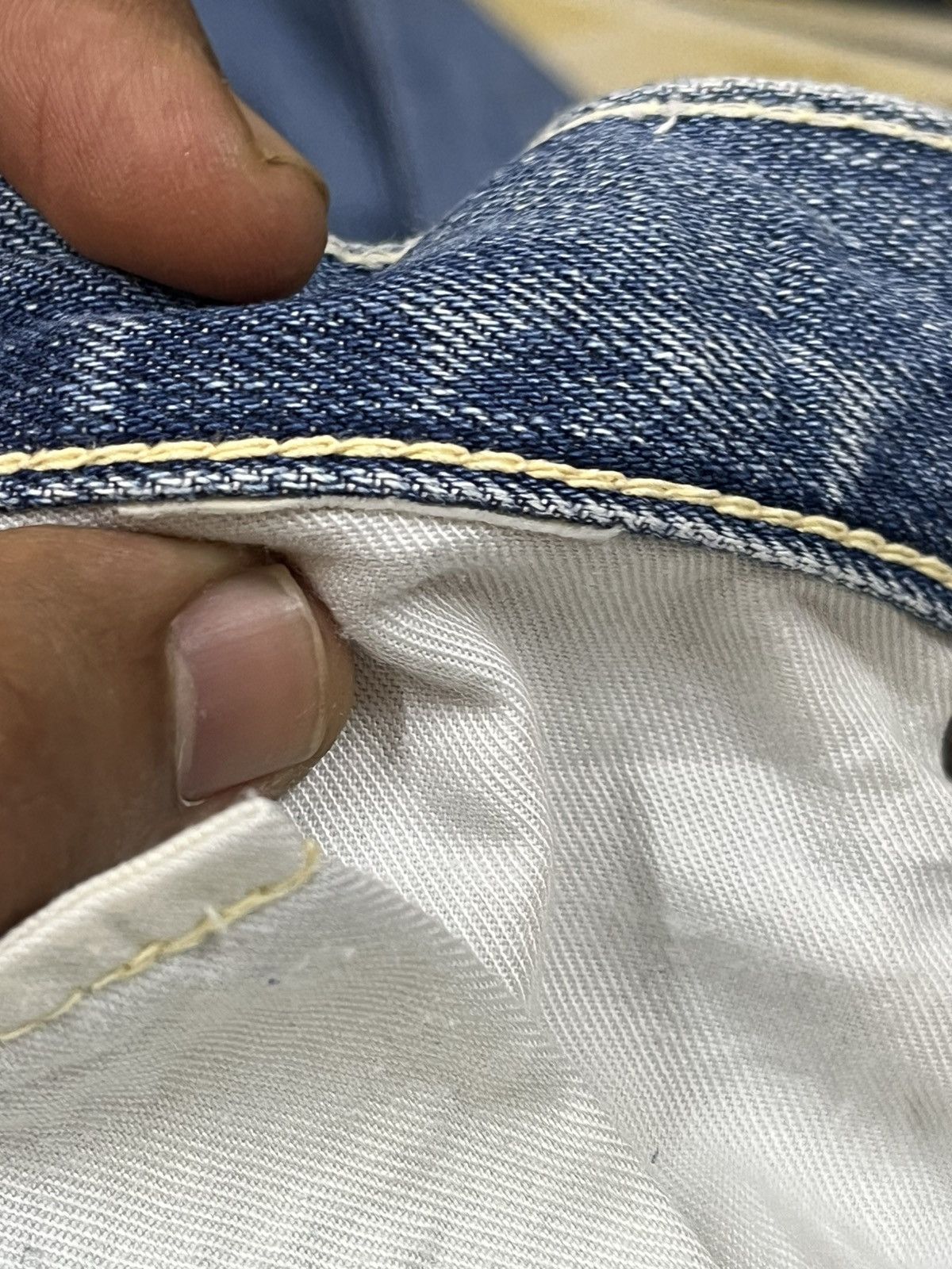 Levi's Vintage Clothing Vintage Levi’s 503 Baggy Straight Loose Distressed Denim Size US 34 / EU 50 - 10 Thumbnail