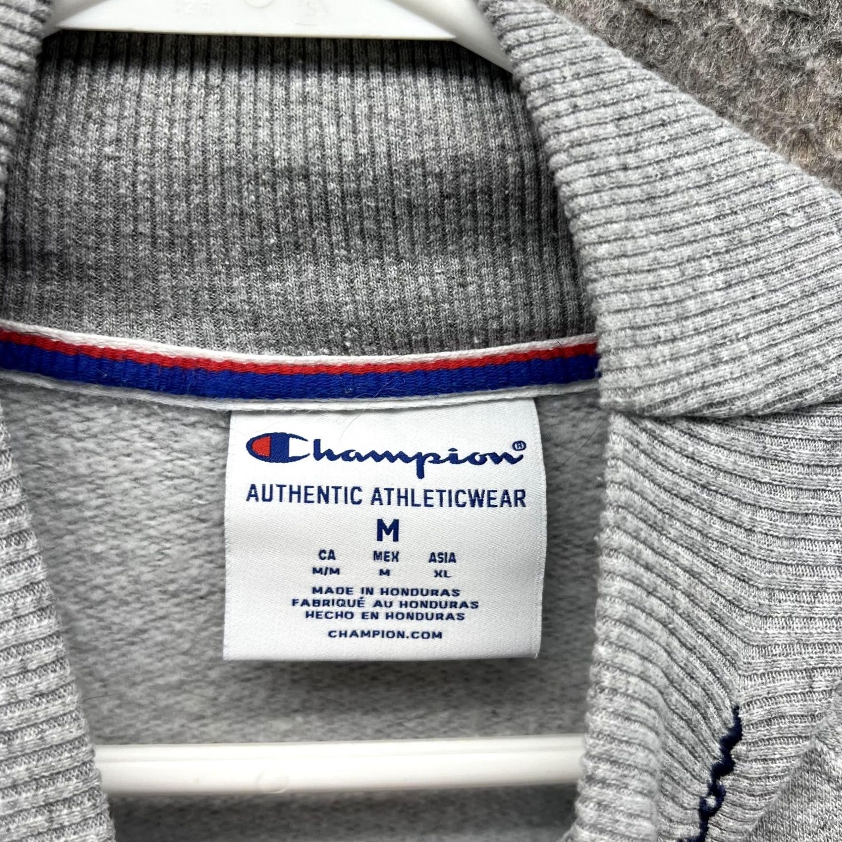 Champion Champion Sweater Women M Gray Pullover Crewneck Sweatshirt Mock Knit All Seasons Size M / US 6-8 / IT 42-44 - 5 Thumbnail