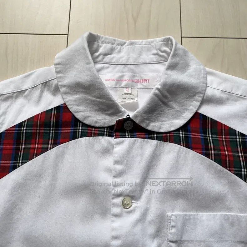 Comme des Garcons Comme Des Garcons Plaid Patchwork Shirt Size US XS / EU 42 / 0 - 4 Thumbnail