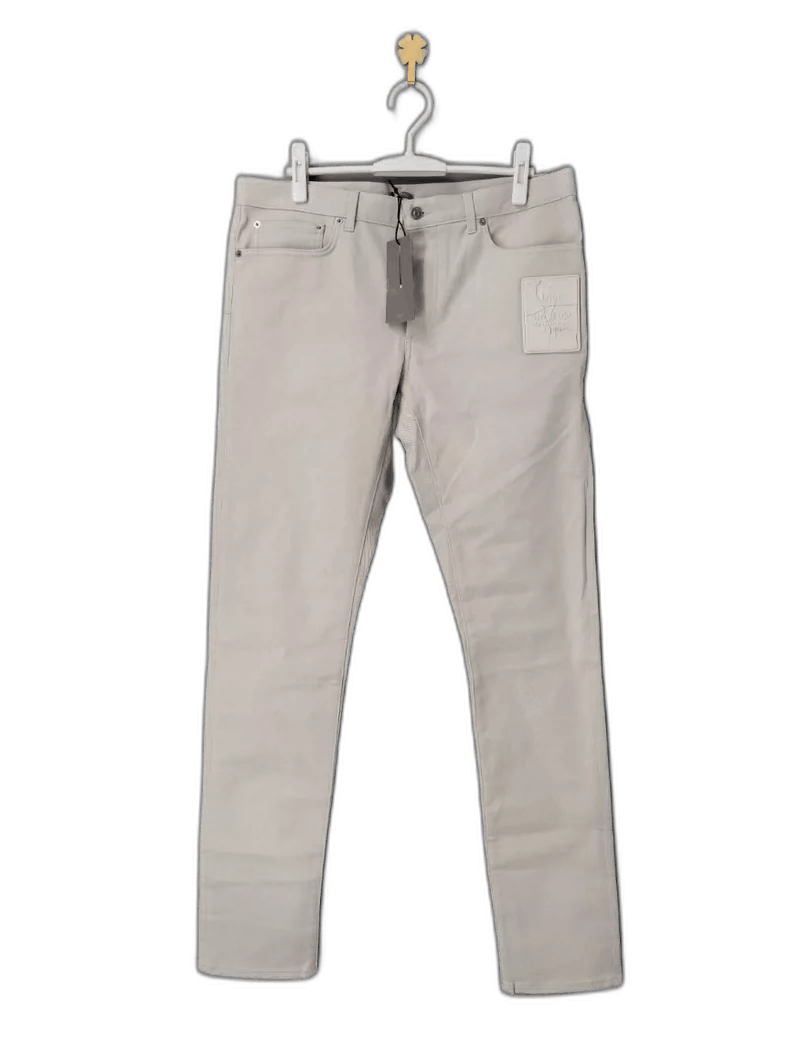 Dior Dior White Denim Pants with Tag-2507