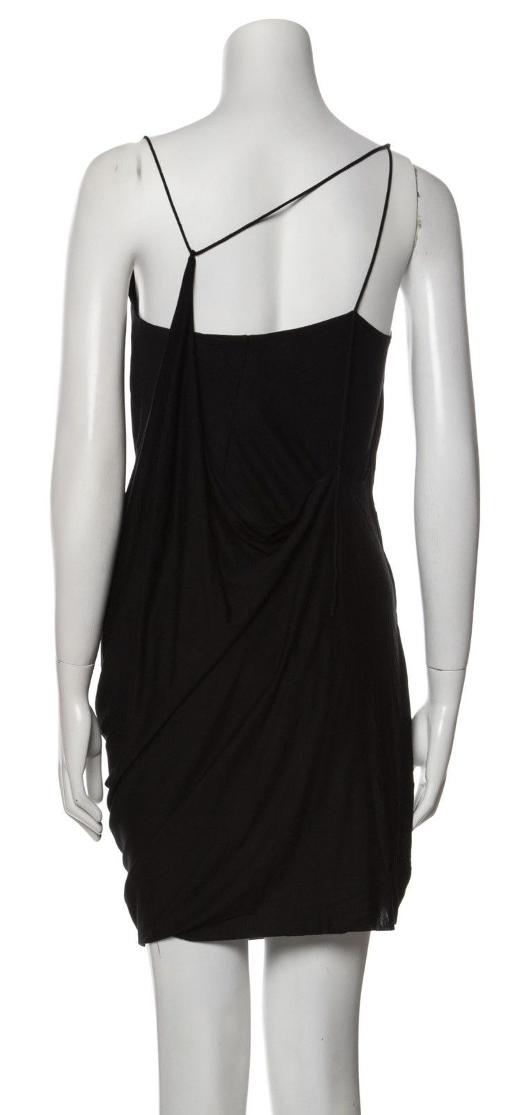Helmut Lang Helmut Lang Draped Asymmetrical Mini Dress Size XS / US 0-2 / IT 36-38 - 2 Thumbnail