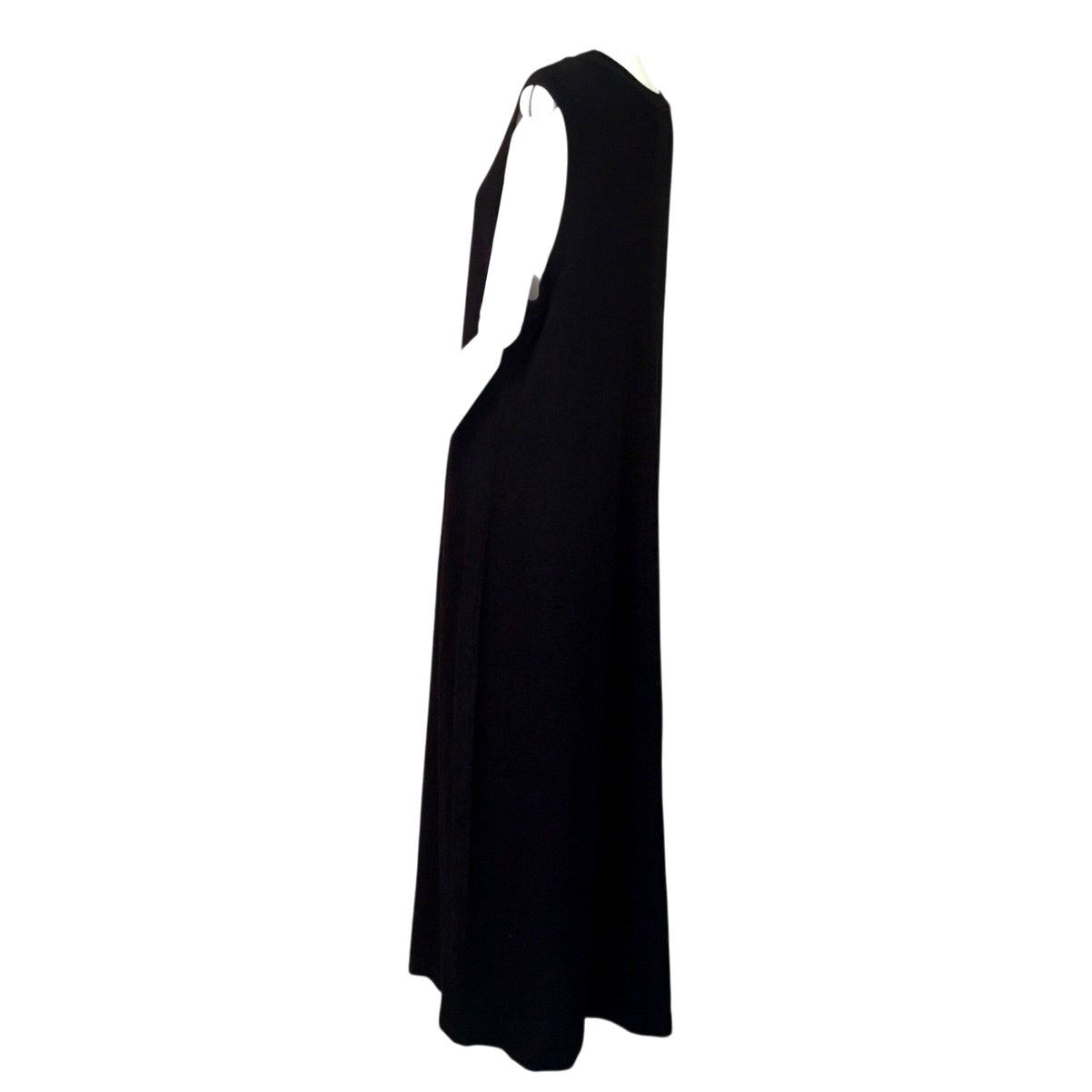 Other Tried & True Black Cotton Slub Tank Dress Large 14-16 NWT Size L / US 10 / IT 46 - 6 Thumbnail