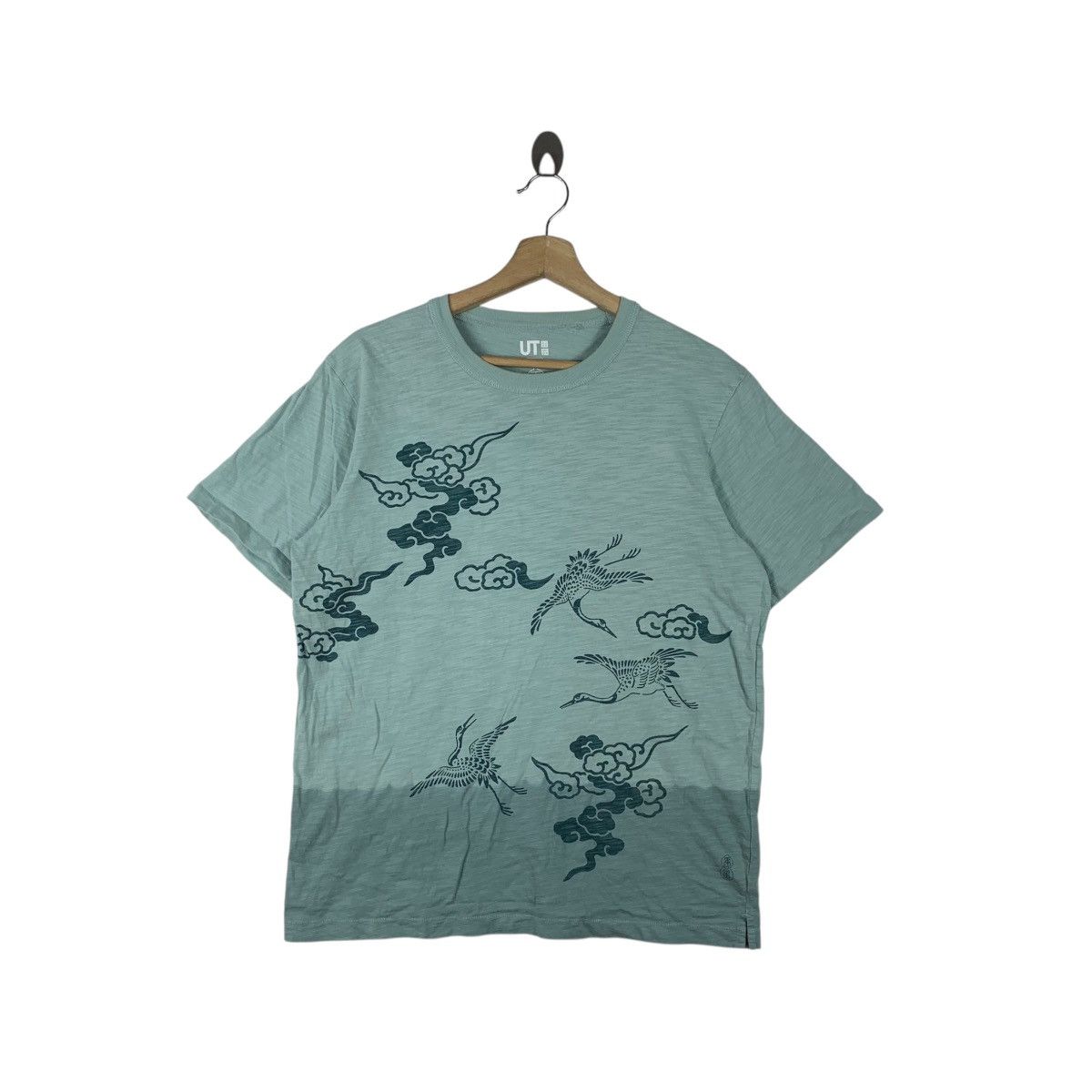 Uniqlo UNIQLO x KARAKAMI KARACHO Japan Heren Bird Tee Shirt Top Size L / US 10 / IT 46 - 1 Thumbnail