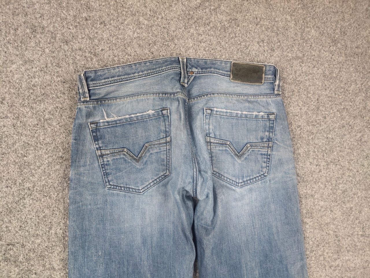 Diesel Vintage 90's Diesel Larkee Faded Distressed Denim jeans Size US 34 / EU 50 - 10 Thumbnail