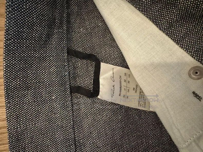 Rick Owens Rick Owens Geth Gray Denim Straight Jeans. Size US 33 - 5 Thumbnail