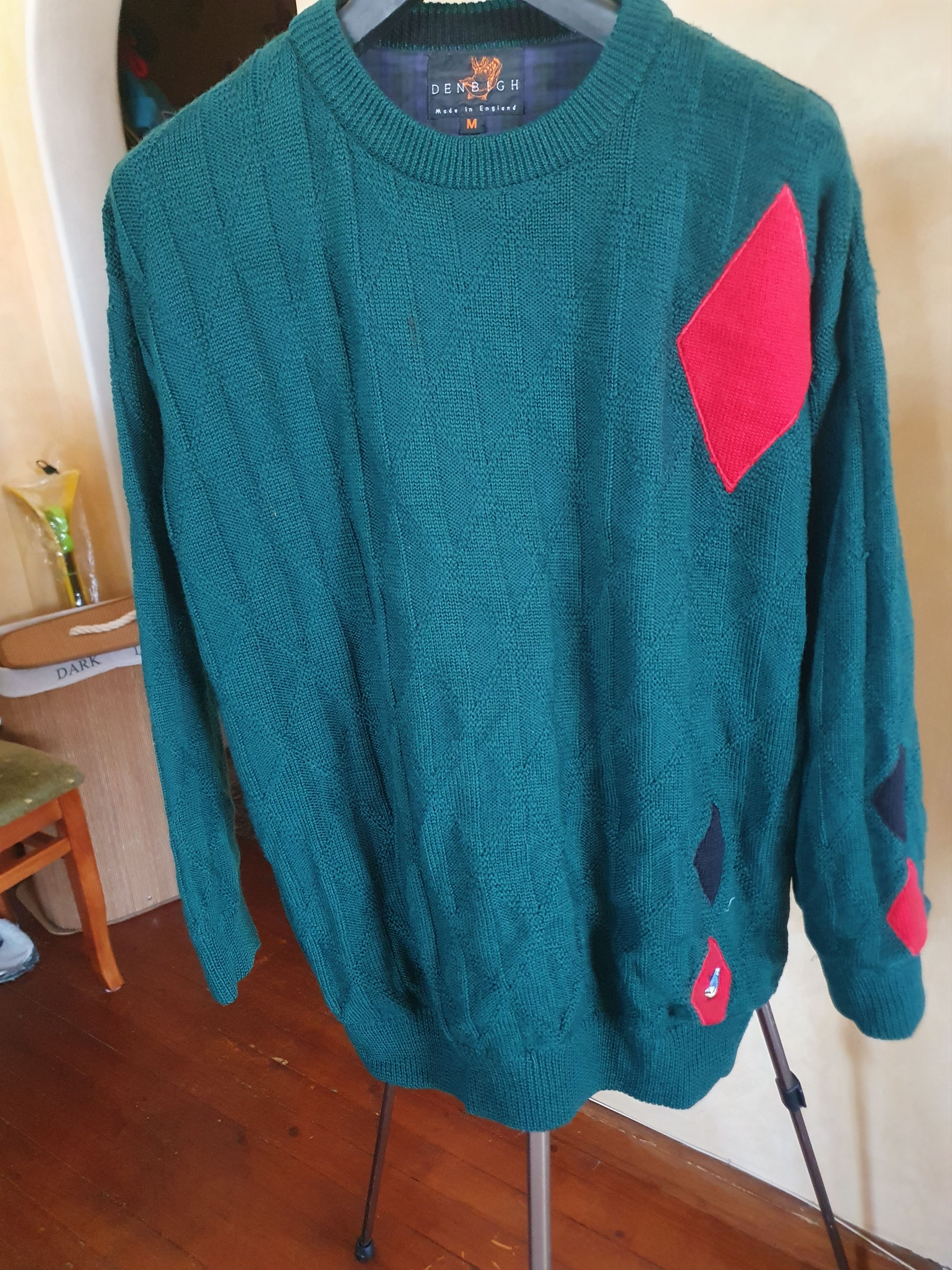 Other Denbigh Lined Sweater Wind Stopper Made in England sz M/L? Size US M / EU 48-50 / 2 - 9 Thumbnail