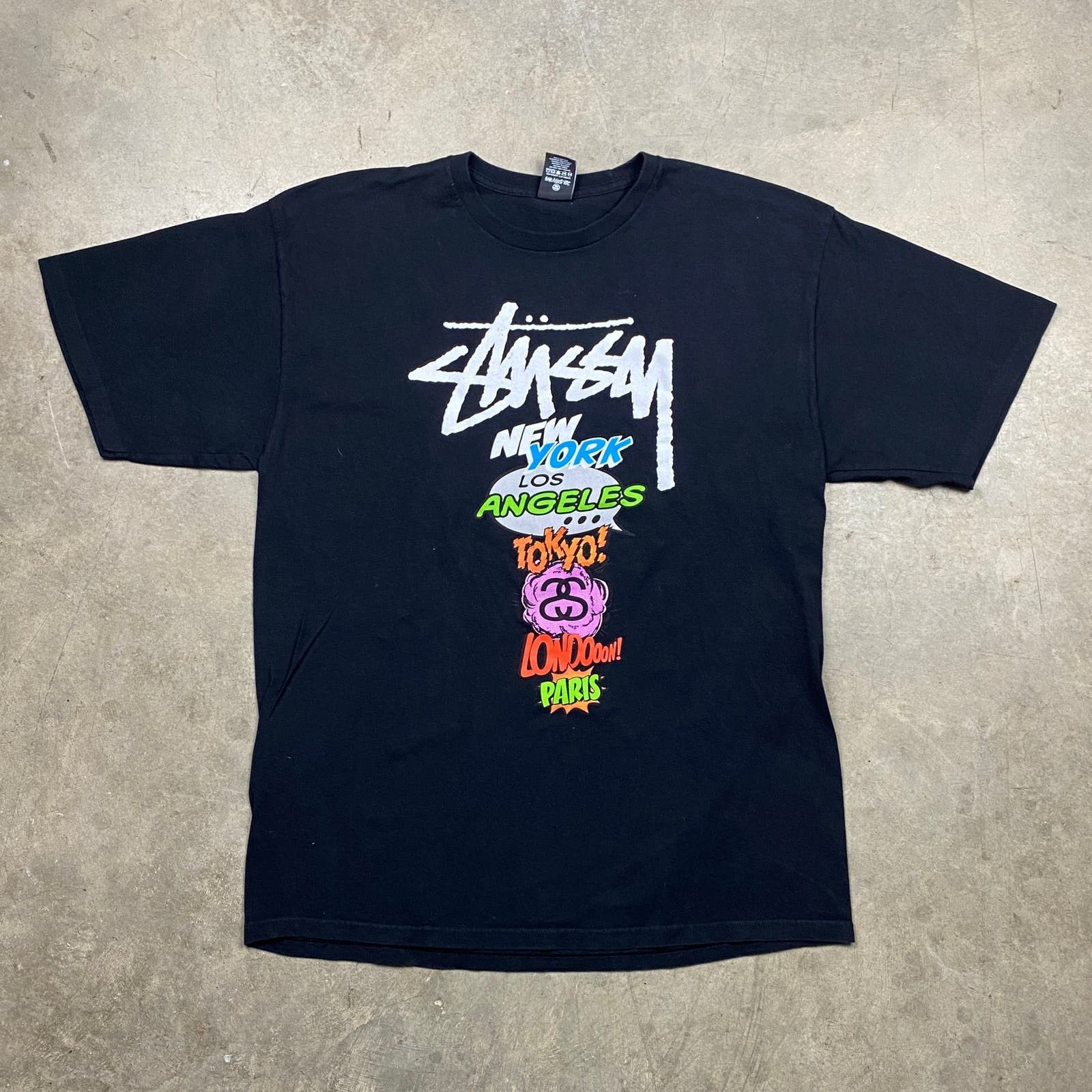 Stussy Vintage Stüssy City T-Shirt Xlarge | Grailed