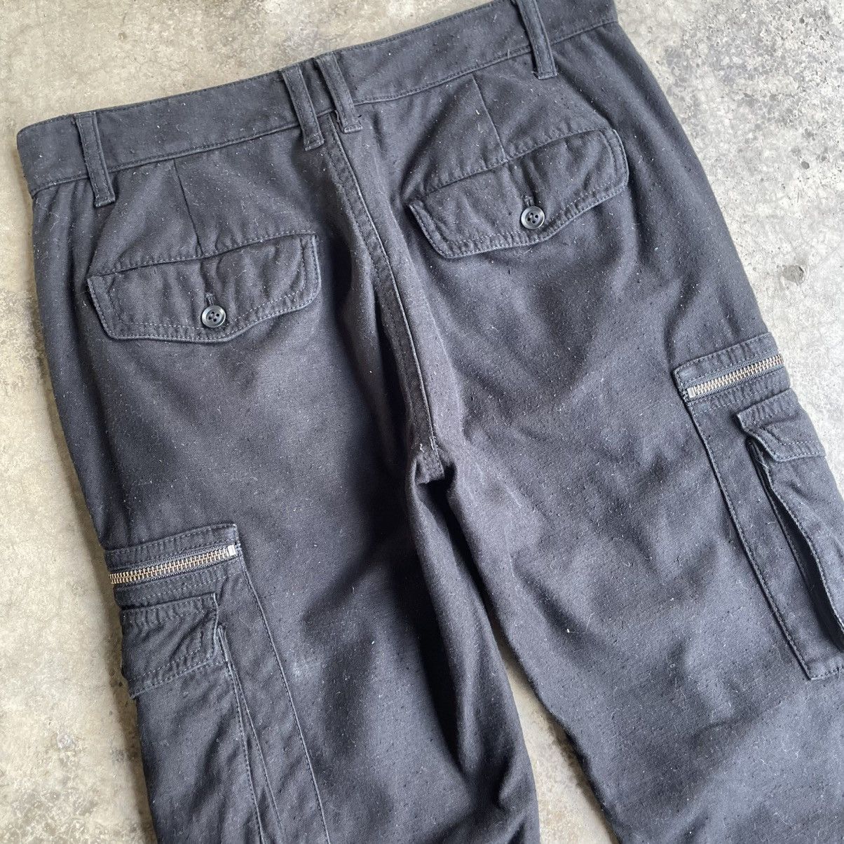 Katharine Hamnett London 🔥Katherine Hamnet London Multipockets Black Shorts Pants Size US 32 / EU 48 - 4 Thumbnail