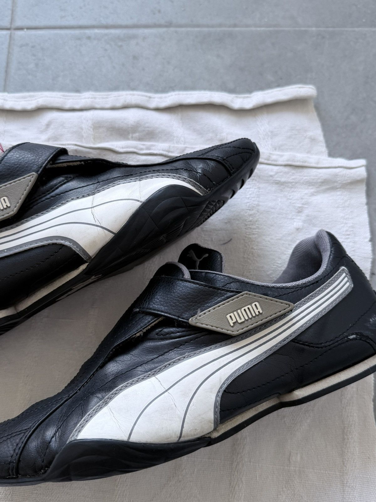Puma Vintage 00s Puma Leather Sneakers Size US 9 / EU 42 - 2 Thumbnail