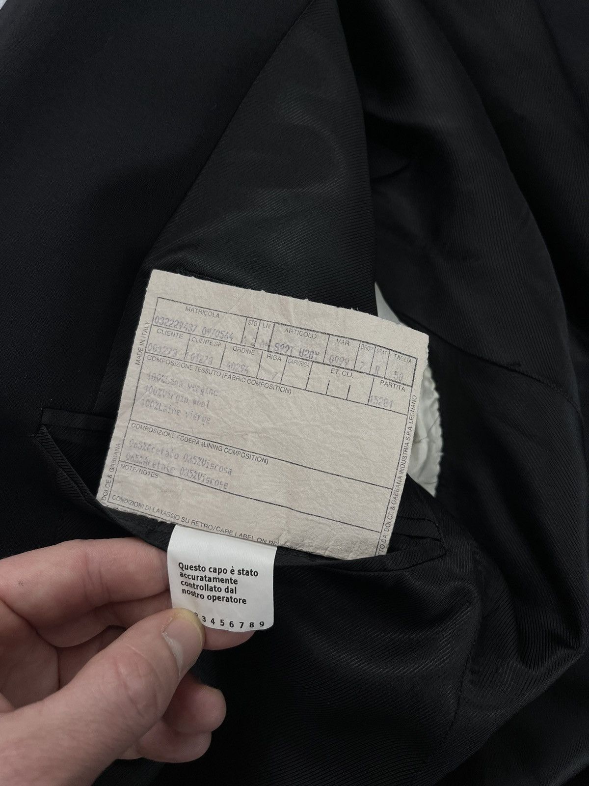 Dolce & Gabbana Dolce & Gabbana Black Blazer Men’s 50R Size 50R - 11 Thumbnail